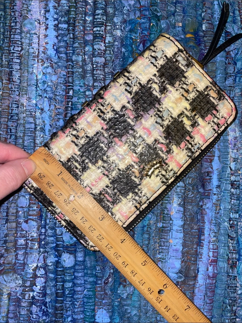 Juicy Couture Tweed design Wallet/Clutch